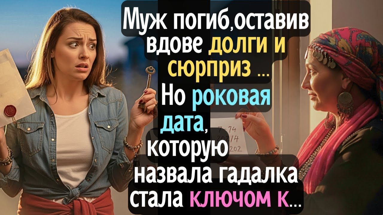 Муж погиб, оставив жене долги и сюрприз ... Но предсказание гадалкой роковой даты стало ключом к ... смотреть онлайн