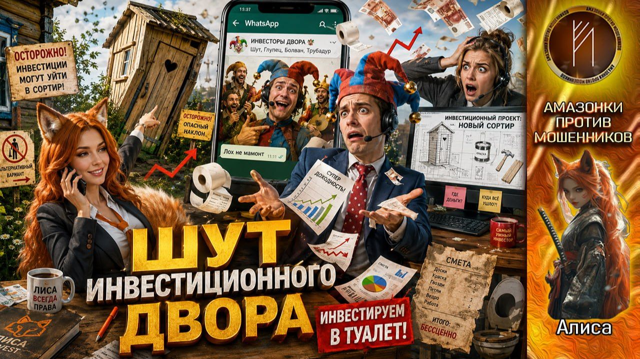 АЛИСА / Мошенник не выдержал / Новый финансовый продукт: туалет с доходностью 300% смотреть онлайн