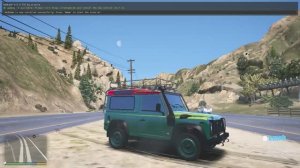 Land Rover Defender 90 Тест-драйв обзор краш тюнинг лучшего в мире внедорожника в гта 5