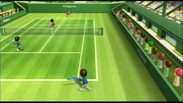 Wii Sports Победа двух чемпионов по теннису