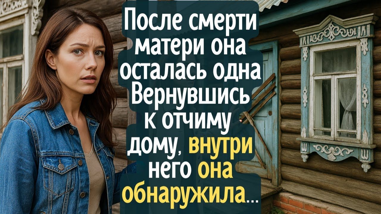 После смерти матери она осталась одна. Вернувшись в отчий дом, внутри него она обнаружила ... смотреть онлайн