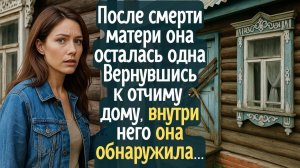 После смерти матери она осталась одна. Вернувшись в отчий дом, внутри него она обнаружила ...