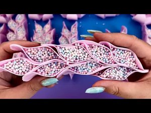 ASMR снятие плёнки 💙 раздавливание мыльных коробочек 💜 залипательное видео