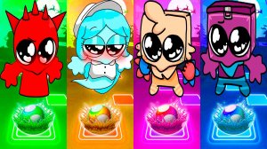 Coffin Dance Спрунки 287 уровень - Мультики про Спрунке | МУЛЬТФИЛЬМЫ SPRUNKI в Tiles Hop