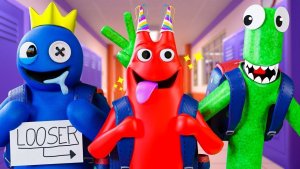 ШКОЛЬНЫЕ БУДНИ С БАН БАНОМ!   Garten of Ban Ban Rainbow Friends - Анимации на русском