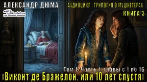 Александр Дюма «Виконт де Бражелон, или 10 лет спустя» том 1, часть 1, главы 1–16