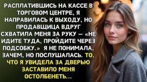 Не выходи через зал, шепнула кассирша. Я послушалась а когда | Истории из жизни | Реальные истории