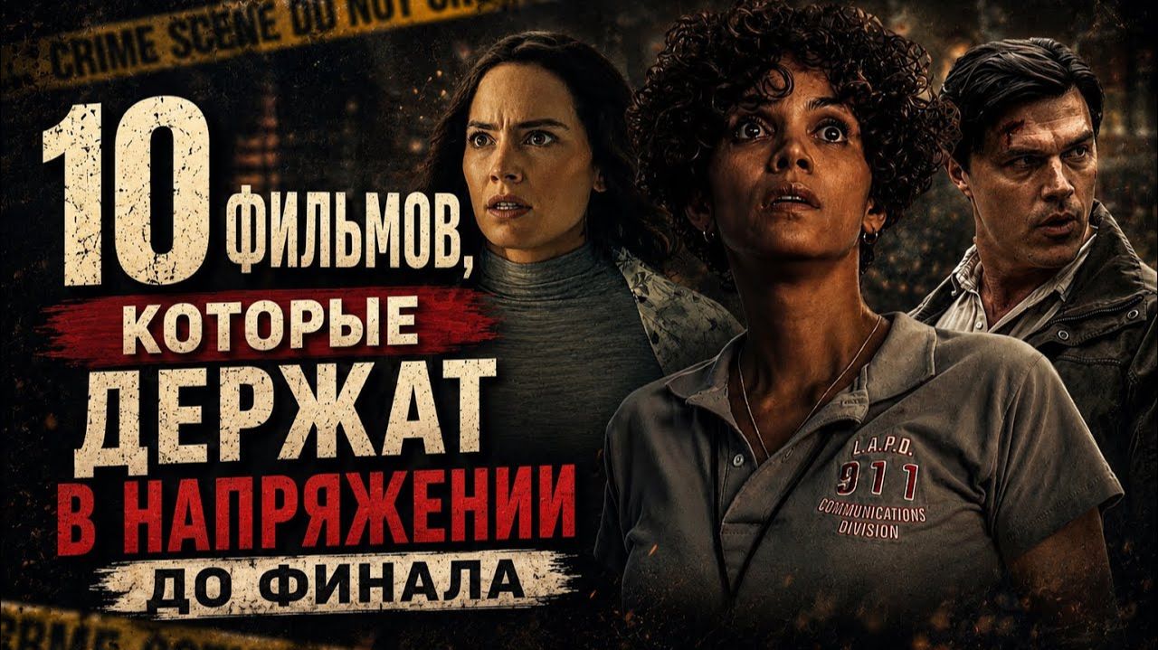 ТОП ФИЛЬМОВ, КОТОРЫЕ ДЕРЖАТ В НАПРЯЖЕНИИ ДО КОНЦА (Архив Улик)