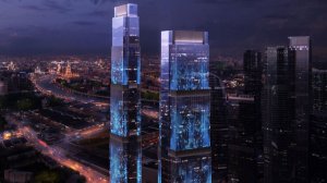 Презентация подсветки жилого комплекса