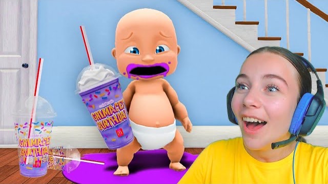 РЕБЕНОК ПРИГОТОВИЛ ГРИМАС ШЕЙК! Who's Your Daddy смотреть онлайн