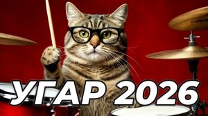 Смешные животные 2026-Коты и собаки поржали до слёз🐕😂