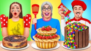 Кулинарный Челлендж# Я против Бабушки # Смешные ситуации с едой от Multi DO Challenge