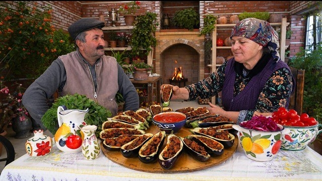 От огорода до стола – баклажаны с говядиной по-деревенски 🌿🥩 смотреть онлайн