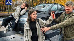 МОЮ СЕСТРУ СБИЛ МАЖОР НА МАШИНЕ И ОНА ЗАЛИЛА ЕГО ПЕРЦЕМ