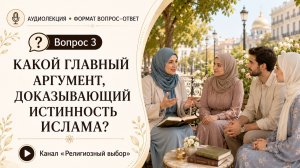Вопрос 3. Какой главный аргумент, доказывающий истинность ислама?