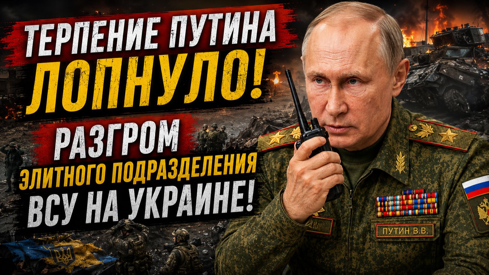 ТЕРПЕНИЕ ПУТИНА ЛОПНУЛО! РАЗГРОМ ЭЛИТНОГО ПОДРАЗДЕЛНЕИЯЧ ВСУ НА УКРАИНЕ! смотреть онлайн