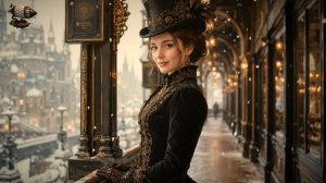 Визуальное путешествие в стиле пост-стимпанк - муз Skyline Bloom