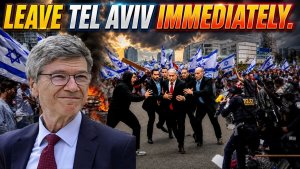 Israel Entire Cities Are Plunged Into Chaos. Millions Of Israelis Are Fleeing Tel AvivJeffrey Sachs