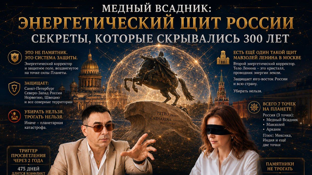 МЕДНЫЙ ВСАДНИК:  ЭНЕРГЕТИЧЕСКИЙ ЩИТ РОССИИ –  СЕКРЕТЫ, КОТОРЫЕ СКРЫВАЛИСЬ 300 ЛЕТ