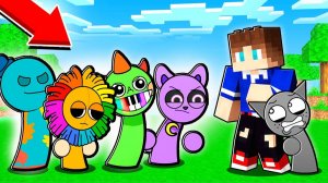 СПРАНКИ НО ОН ОНИ POPPY PLAYTIME 6 В МАЙНКРАФТ МОД SPRUNKI
