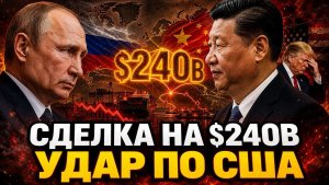 Китай ЗАХВАТИЛ центр мировой власти Трамп и Путин прилетели к Си за сделкой