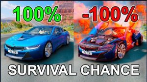 ШАНСЫ ВЫЖИВАНИЯ В БИМКЕ ОТ 0 ДО 100!!!  BEAMNG DRIVE CRASH ПОДБОРКА!!