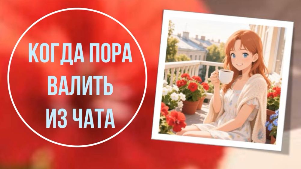Когда пора валить из чата