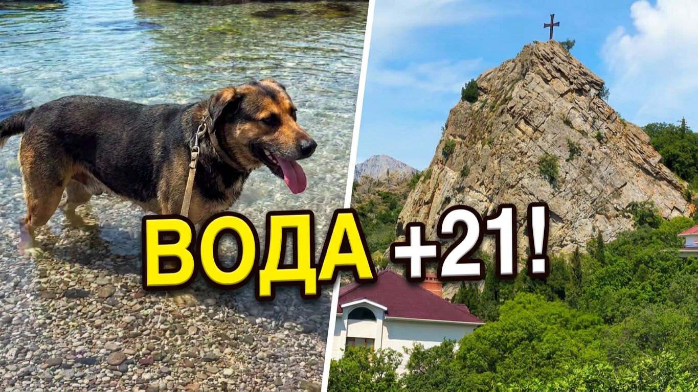 Крым Кастрополь сегодня. Идем на море, дикий пляж. Температура воды, погода и подводный мир в Крыму смотреть онлайн