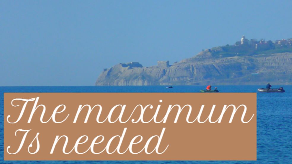 The maximum