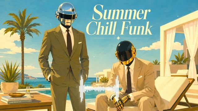 DAFT PUNK FAN TRIBUTE – Summer Chill Funk ☀️🌴 Luxury Poolside Groove