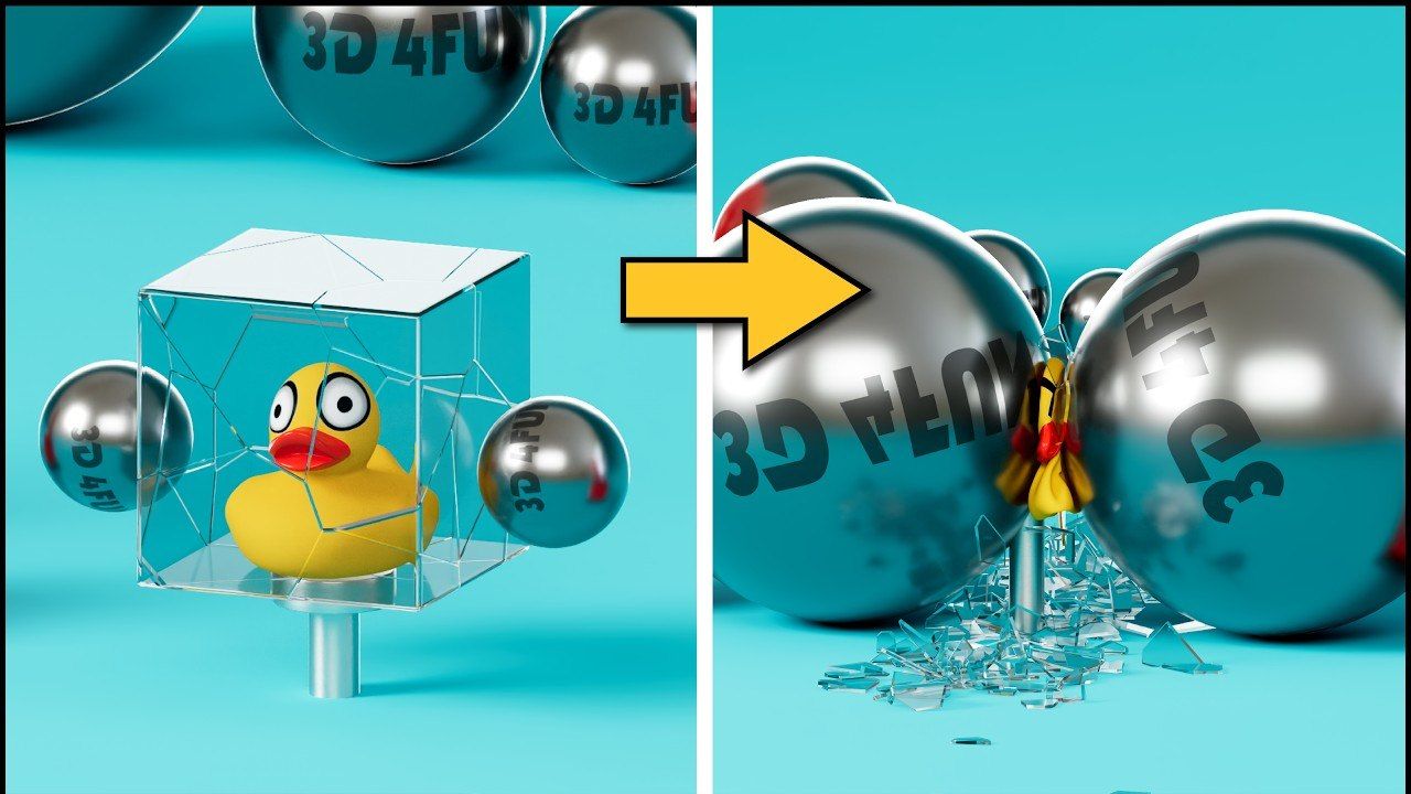 САМЫЕ ЗАЛИПАТЕЛЬНЫЕ 3D ФИЗИЧЕСКИЕ СИМУЛЯЦИИ BLENDER 🤯 | МАГНИТНЫЙ ХАОС И ЭКСПЕРИМЕНТЫ С УТКАМИ смотреть онлайн