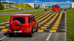 Автомобили против ЛОВУШКИ из уступов подряд 3 ▶️ BeamNG Drive