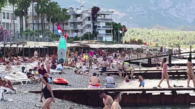 Турция. Кемер. 28 мая 2026 года. пляж отеля Ланкора.  L'Ancora Beach Hotel 4