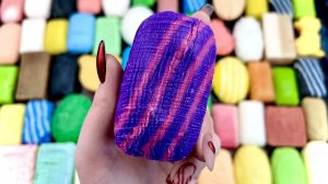 ASMR мыльные кубики 🌈 нарезка очень сухого мыла 🎲 залипательное видео 🤤