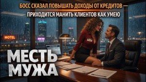БОСС СКАЗАЛ ПОВЫШАТЬ ДОХОДЫ ОТ КРЕДИТОВ ПРИХОДИТСЯ МАНИТЬ КЛИЕНТОВ КАК УМЕЮ I МЕСТЬ МУЖА