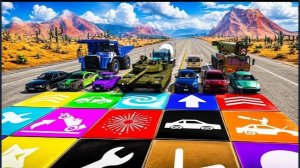 САМЫЕ КРЕПКИЕ МАШИНЫ ИЗ БИМКИ ПРОТИВ НЕВЕРОЯТНЫХ МИСТЕРИ ПЛАТФОРМ!! 💀  BeamNG Drive