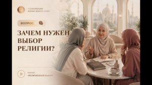 Вопрос 1. Зачем нужен выбор религии?