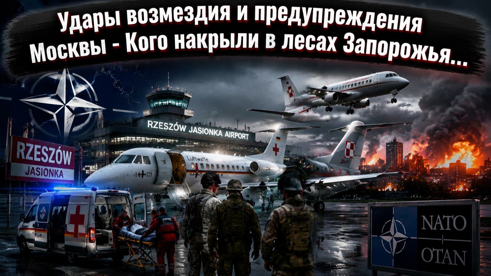 «Секретная столица НАТО» захлебнулась «грузом 200»: зачем санитарные борты роем идут в Жешув смотреть онлайн