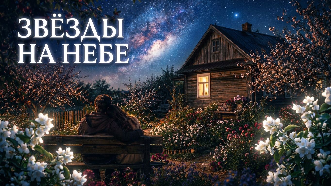Ночь опускается тихо на плечи (Звёзды на небе)