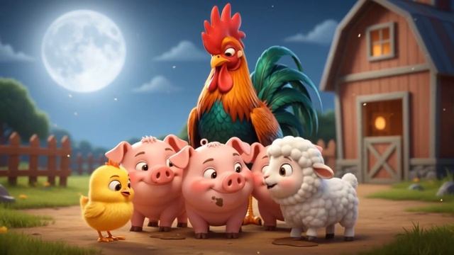 El Despertador del Gran Gallo y el Caos Divertido 🐓 Canciones Infantiles y Rimas para Niños y Bebés смотреть онлайн