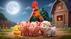 El Despertador del Gran Gallo y el Caos Divertido 🐓 Canciones Infantiles y Rimas para Niños y Bebés