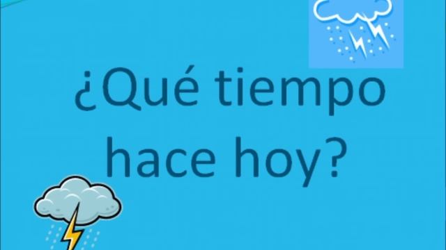 Que tiempo hace hoy?
