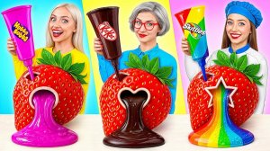 Кулинарный Челлендж# Я против Бабушки # Крутые Трюки с Едой