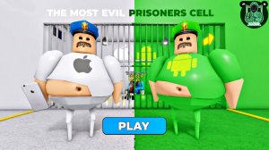 iPhone 📱 ПРОТИВ Android 🤖 Побег из полицейской тюрьмы! (Obby) | Игровой процесс #roblox