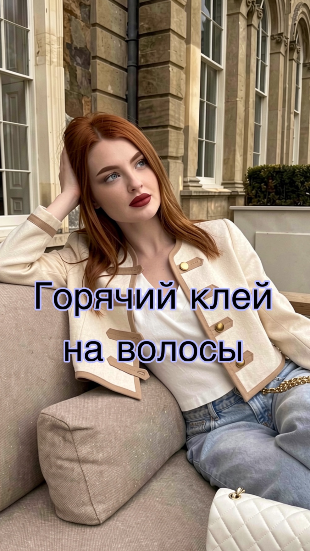 Горячий клей на волосы ✂️