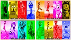 Зелёный Человек Танцует Dame Tu Cosita Music Video Megamix #201-204 в Tiles Hop - NoV