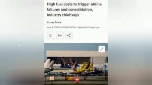 ‼️🇺🇸🇮🇷 Рост цен на авиатопливо из-за конфликта на Ближнем Востоке может привести к банкротствам