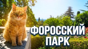 Крым, ЮБК, Форос и форосский парк возле  чёрного моря