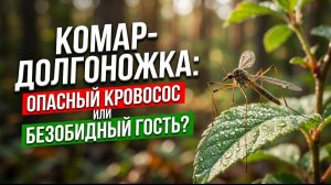 Комар Долгоножка - Опасный Кровосос или Безобидный Гость?
