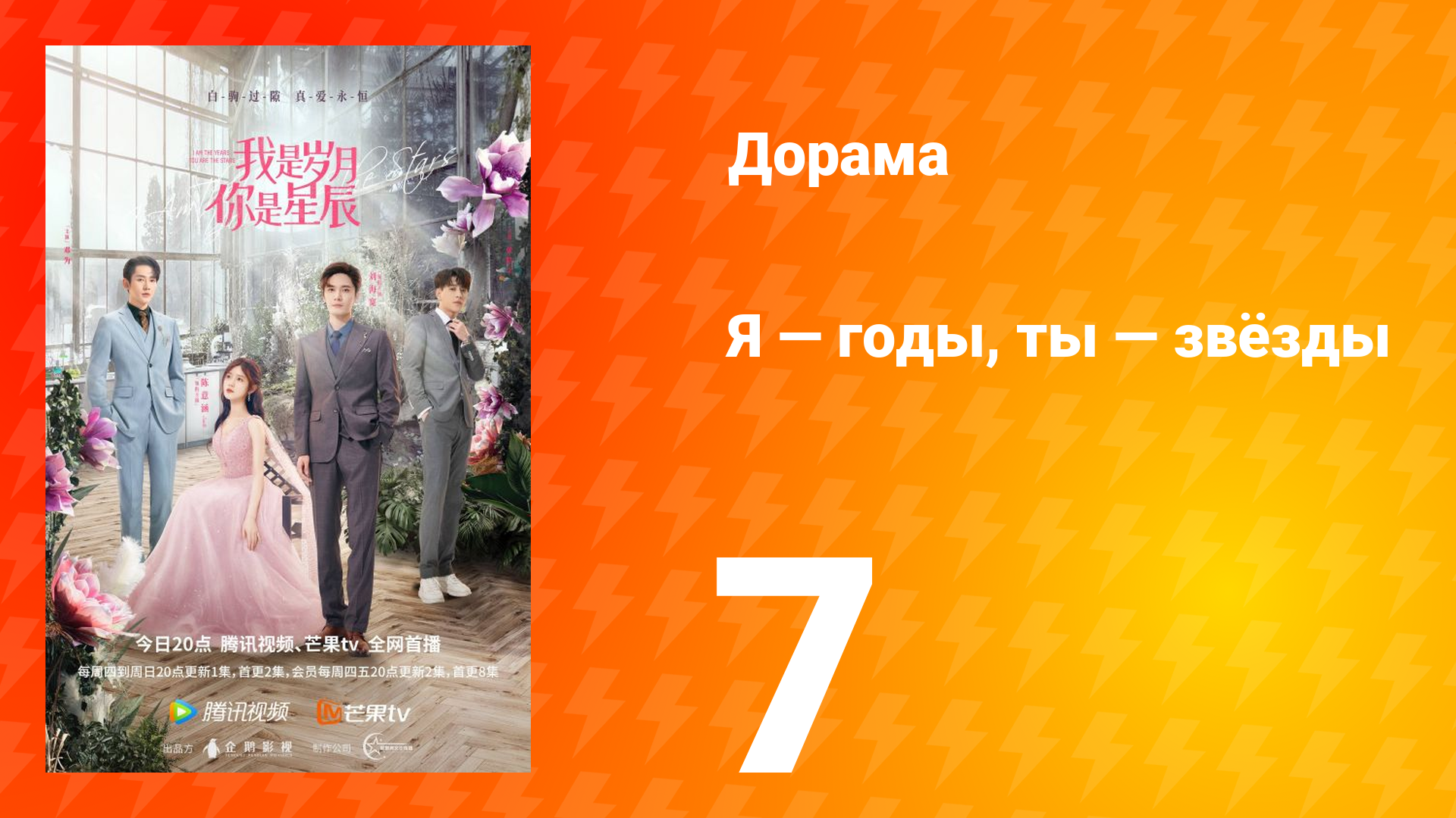 Я — годы, ты — звёзды 1 сезон 7 серия